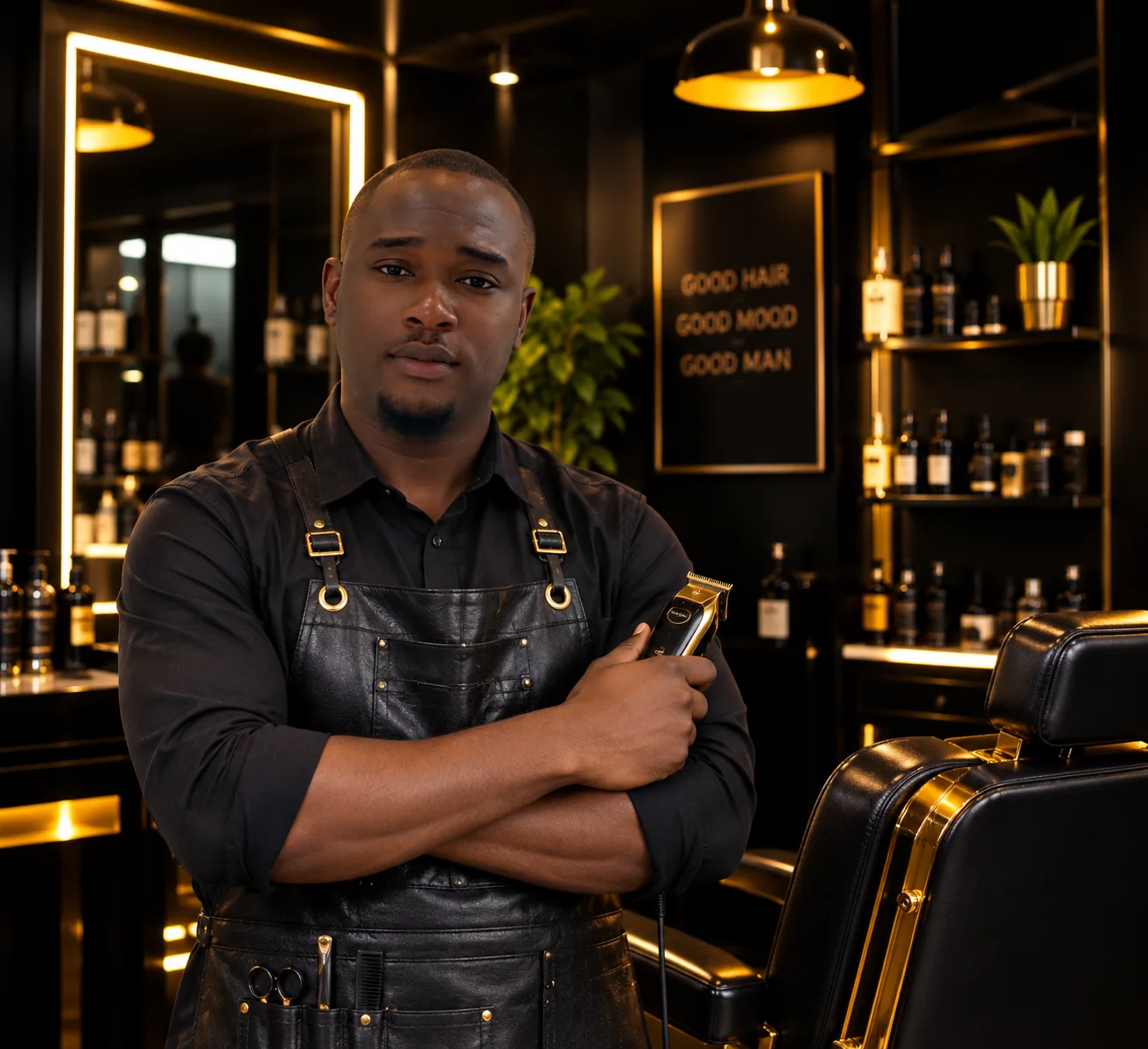 Ola, founder and barber